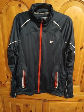 Sunice Men’s Tornado Golf Jacket Blue Med Full Zip Water Resistant Caves Valley